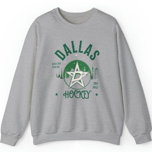Vintage Dallas Stars Hockey NHL Sweatshirt, Retro Dallas Stars Men Women Shirt - Picture 1 of 2
